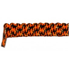 FeetPeople Curly Laces, Orange/Black/Gold