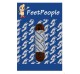 FeetPeople Brogue Casual Dress Laces, Brick