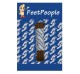 FeetPeople Brogue Casual Dress Laces, Dark Tan