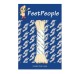FeetPeople Brogue Casual Dress Laces, Ivory