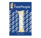 FeetPeople Brogue Casual Dress Laces, Light Sand