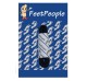 FeetPeople Brogue Casual Dress Laces, Navy