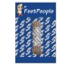 FeetPeople Brogue Casual Dress Laces, Old Beige