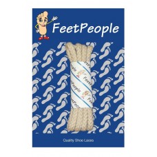 FeetPeople Brogue Casual Dress Laces, Smokey Taupe