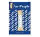 FeetPeople Brogue Casual Dress Laces, Tan