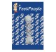FeetPeople Brogue Casual Dress Laces, White