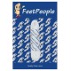 FeetPeople Flat Dress Laces, White