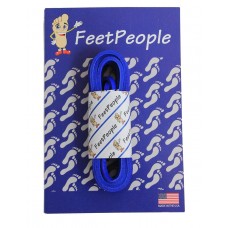 FeetPeople Leather Shoe/Boot Laces, Royal Blue