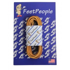 FeetPeople Leather Shoe/Boot Laces, Tan