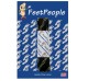 FeetPeople Strong Flat Laces, Black Reinforced w/ Natural Kevlar