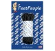 FeetPeople Strong Round Laces, Black Reinforced w/ Black Kevlar