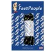 FeetPeople Strong Round Laces, Black Reinforced w/ Natural Kevlar