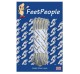 FeetPeople Strong Round Laces, Gray Reinforced w/ Natural Kevlar
