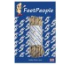 FeetPeople Strong Round Laces, Tan Reinforced w/ Black Kevlar